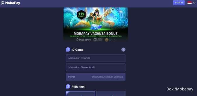 Situs Mobapay top up Mobile Legends