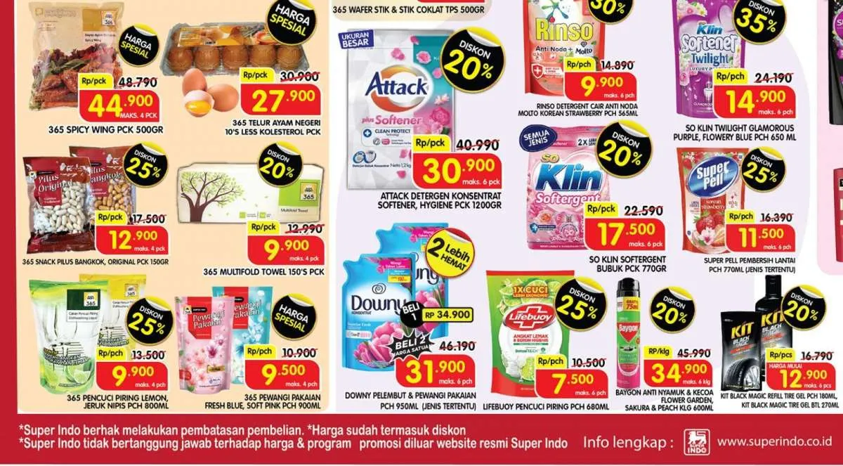 Promo Superindo Februari 2024 Susu dan Deterjen Beli 2 Lebih Hemat, Diskon Awal Pekan
