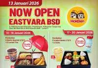 Promo HokBen Eastvara BSD: 4 Promo Besar Beruntun, Gratis Payung & Tumbler Menanti