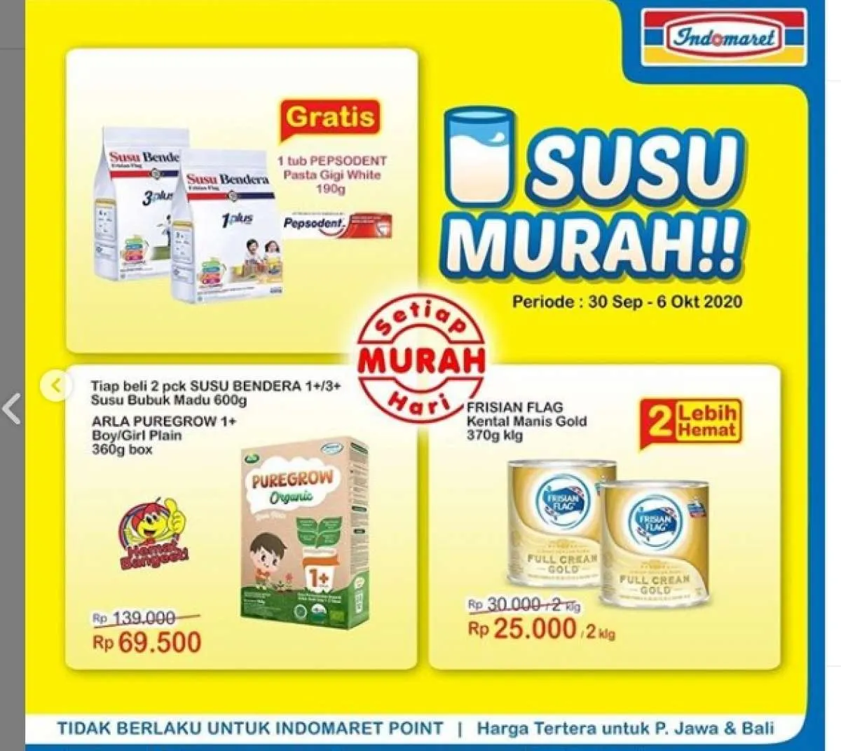 Promo Indomaret 5 Oktober 2020, produk susu diskonan, lo!