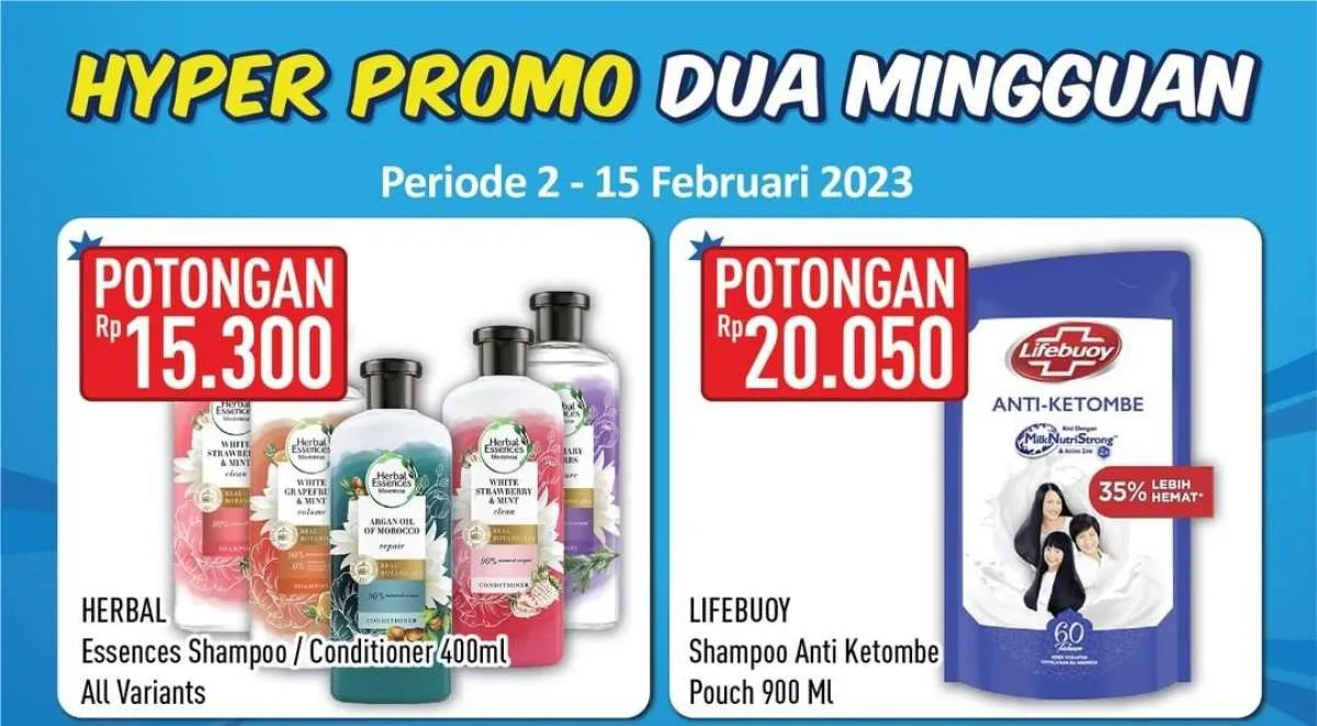 Promo Hypermart sampai 15 Februari 2023, Nikmati Potongan Harga hingga Rp 20.050
