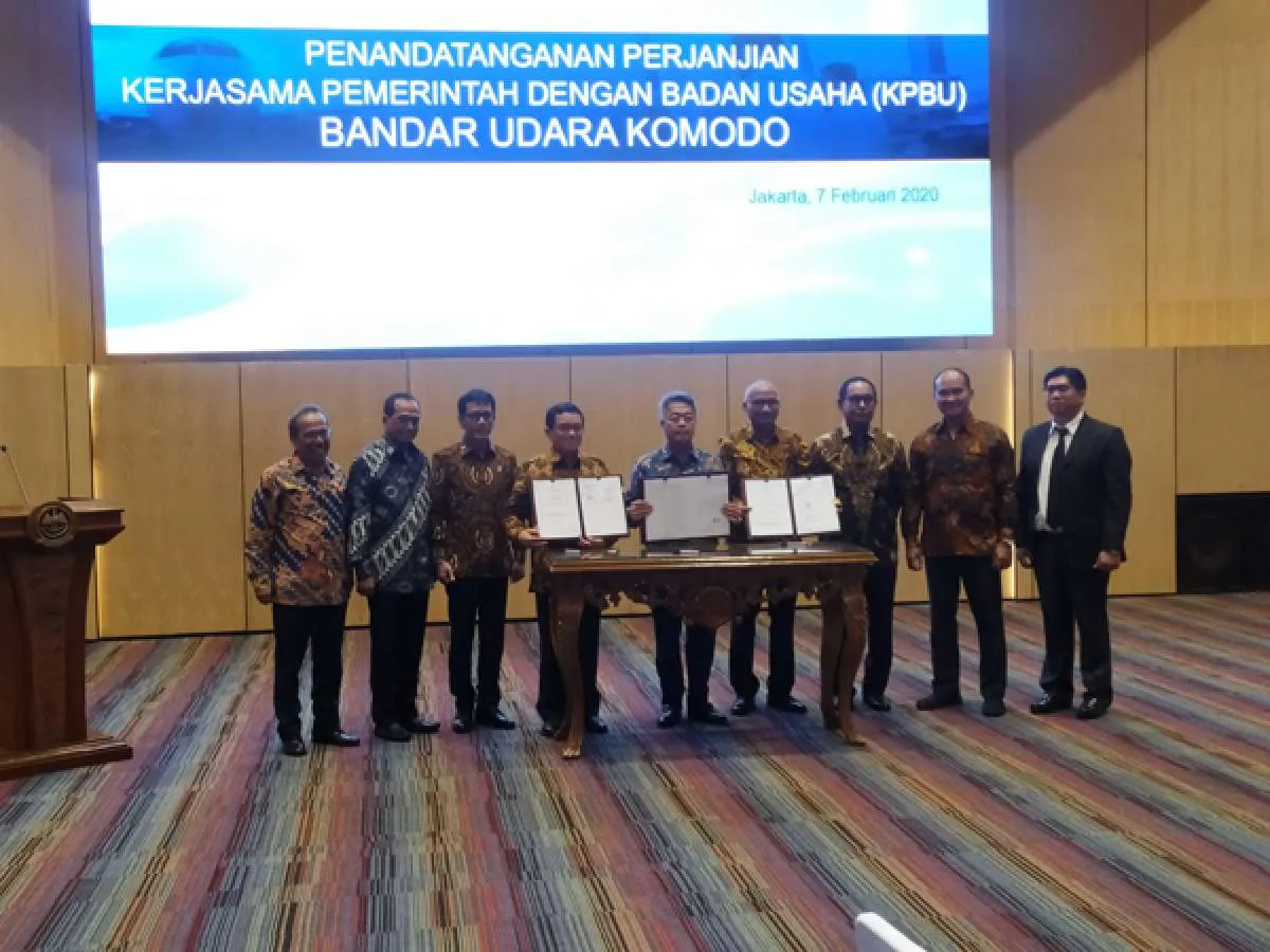 Kemenhub dan konsorsium CAS teken kerja sama untuk membangun Bandara Komodo