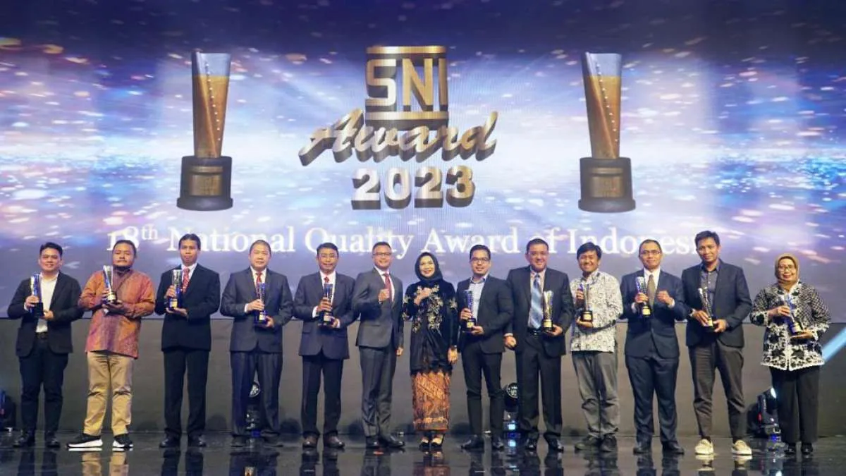 Lakukan Pembenahan Secara Signifikan, Peruri Raih Peringkat Gold di SNI Award 2023!