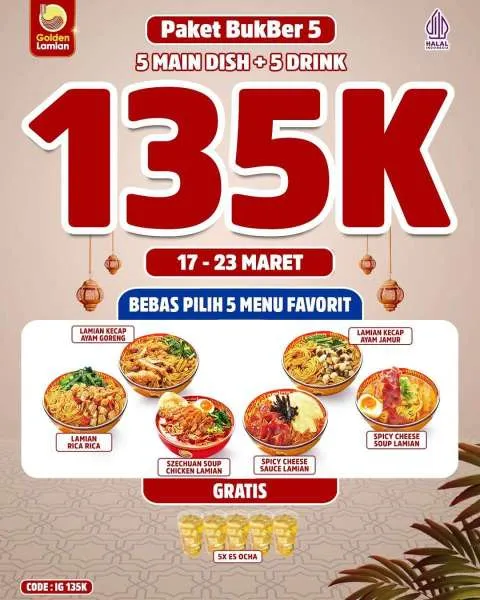 Promo Golden Lamian Paket Bukber 5