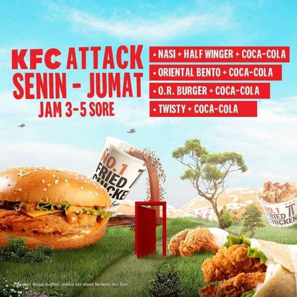Promo KFC Attack Hari Ini Jumat 25 November 2022