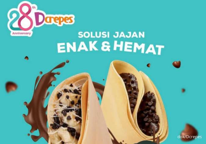 Dcrepes Ulang Tahun ke-28, Tersedia Promo Hemat 13 Menu Serba Rp 28.000