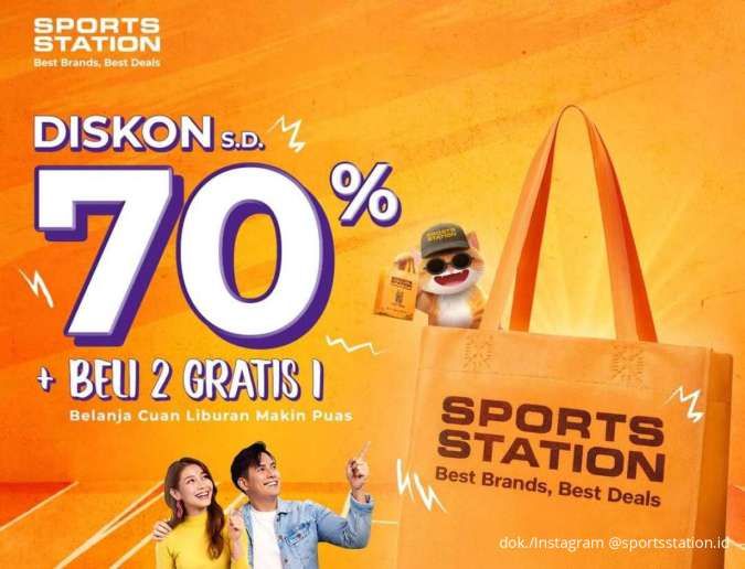 Promo Gede 20–25 Desember! Sport Station Ada Diskon hingga 70% + Buy 2 Get 1 Free