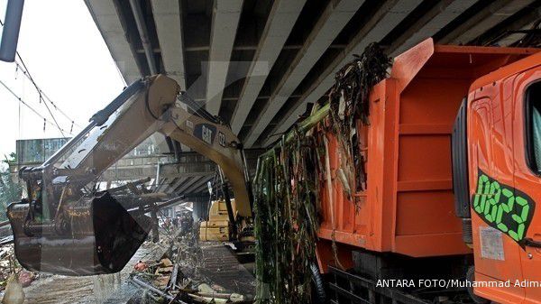Sampah banjir Jakarta mencapai 91.529 ton