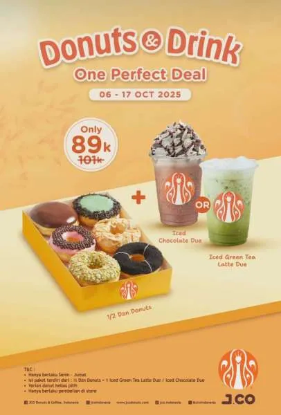Promo J.CO Donuts & Drinks sampai 17 Oktober