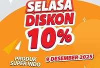 Promo Superindo Hari Ini 9 Desember 2025, Bakso Sapi Hingga Kecap Diskon 10%