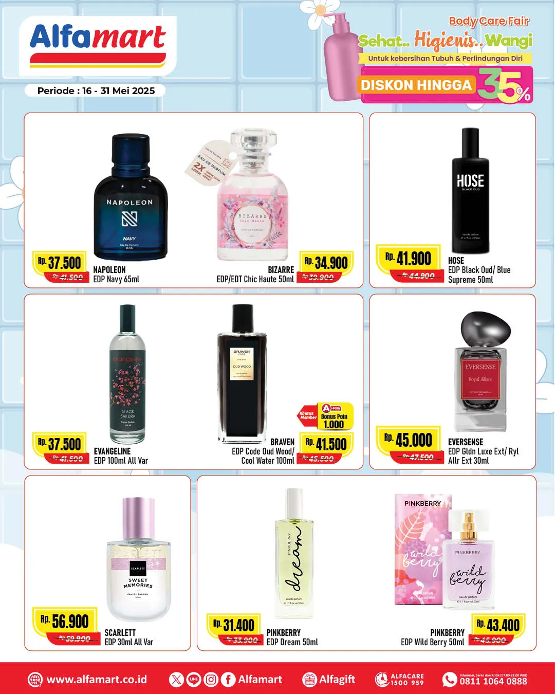 Promo Alfamart Body Care Fair Periode 16-31 Mei 2025
