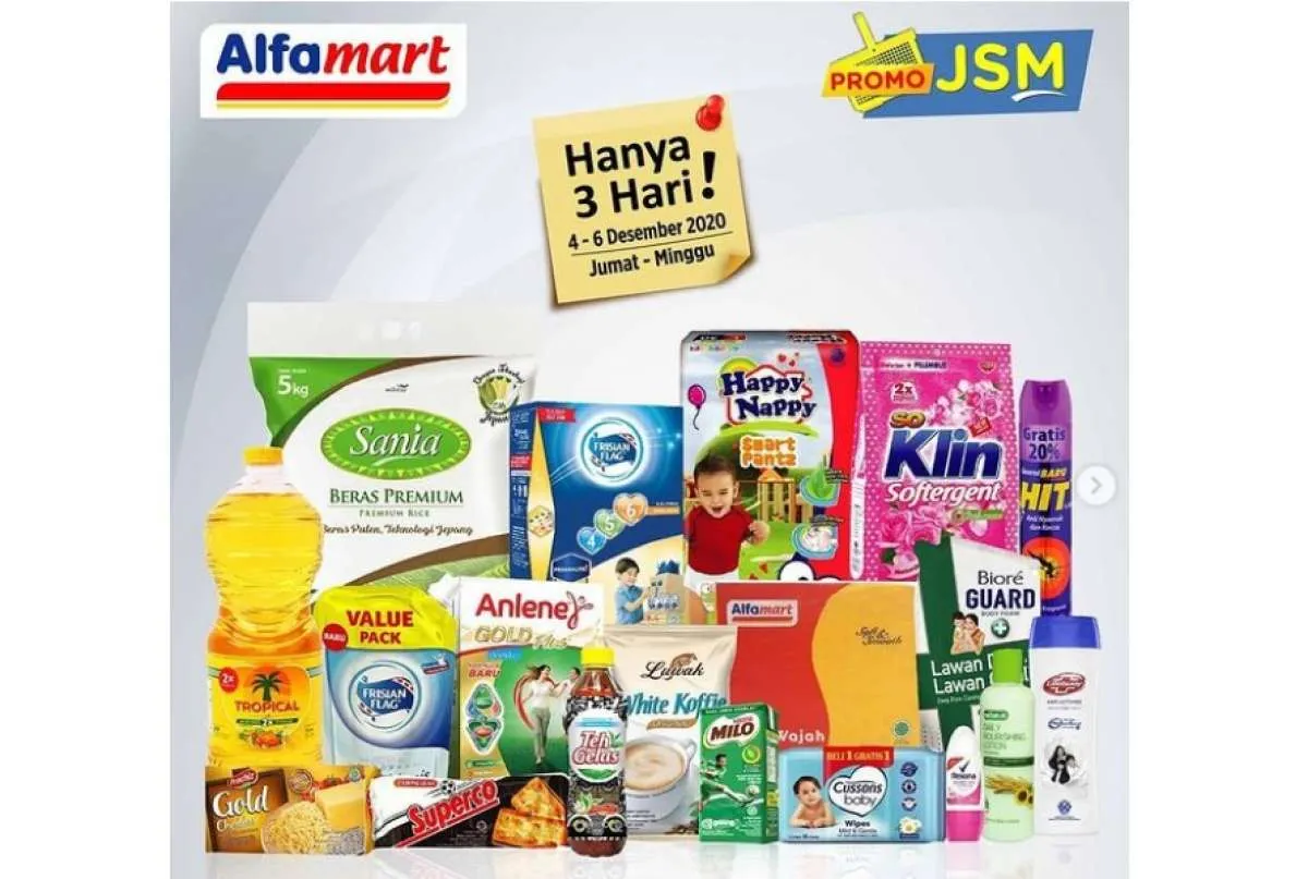 Promo JSM Alfamart paling baru, 4-6 Desember 2020!