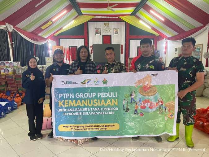 PTPN Salurkan 5,5 Ton Sembako Bantu Korban Banjir Bandang Luwu