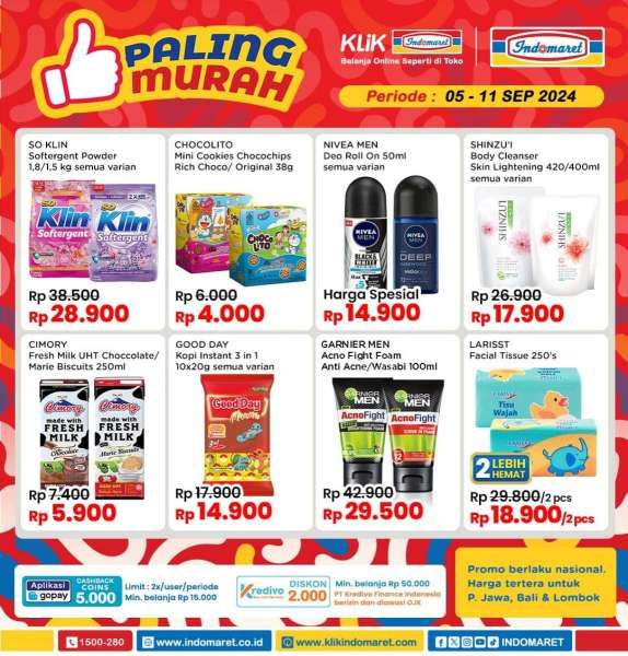 Promo Indomaret Paling Murah 5-11 September 2024 