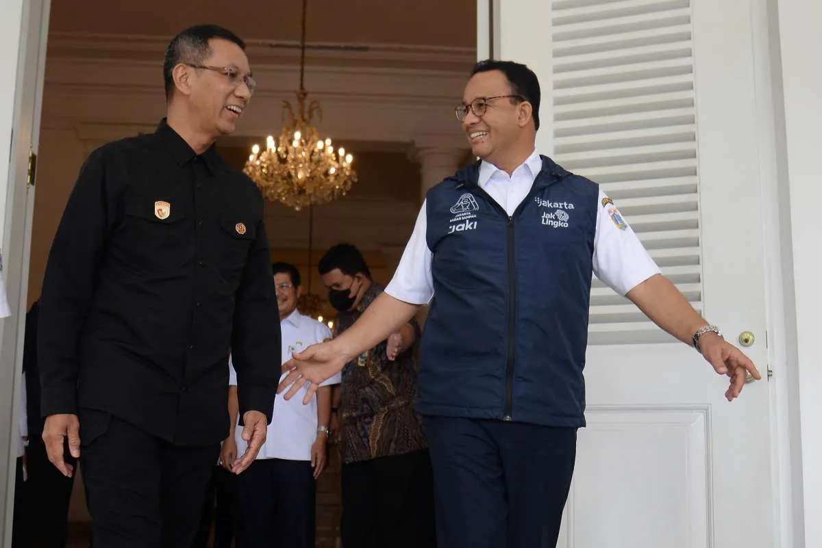 Anies Undang Pj Gubernur DKI Heru ke Balai Kota, Apa yang Dibahas?