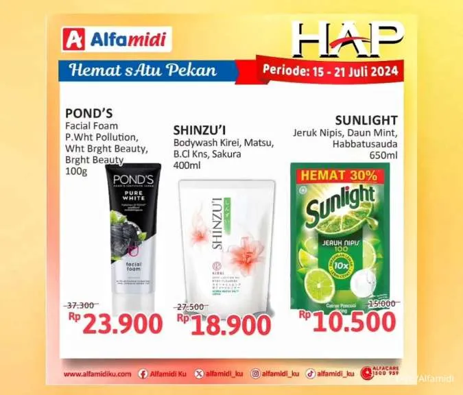 Promo Alfamidi Hemat Satu Pekan Periode 15-21 Juli 2024