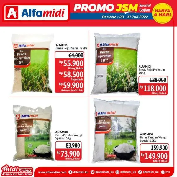 Promo JSM Alfamidi Spesial Gajian Periode 28-31 Juli 2022