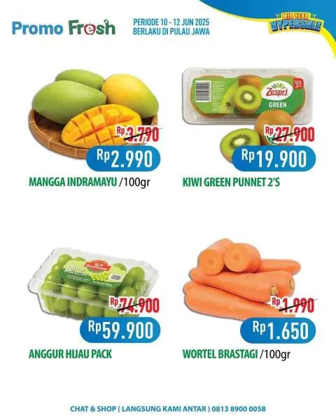 Promo Hypermart Hyper Diskon Weekday Periode 10-12 Juni 2025