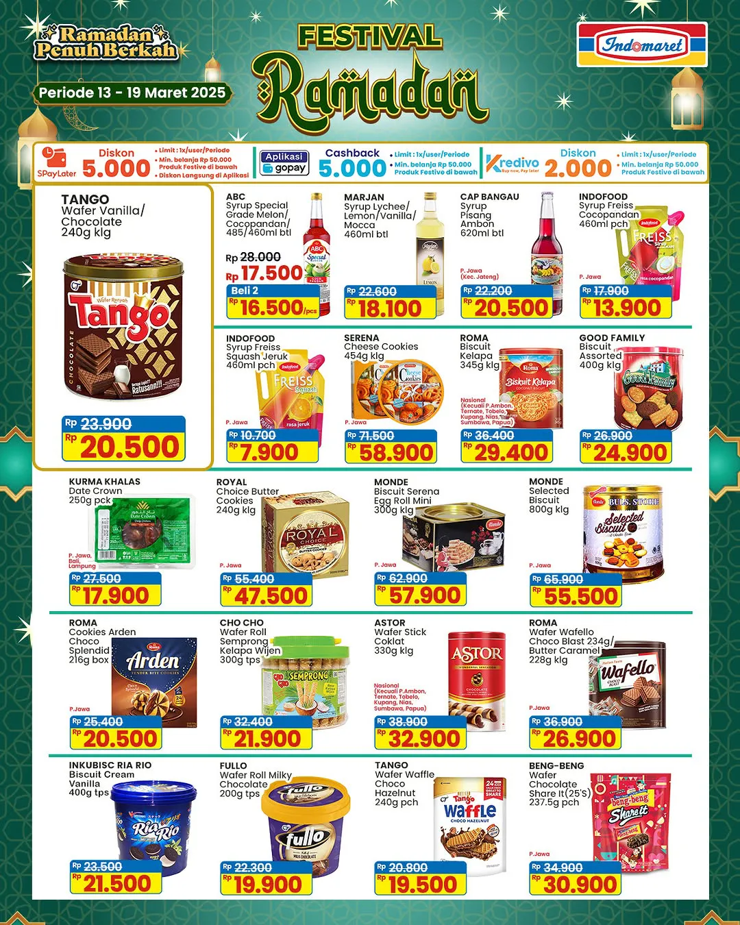Promo Indomaret Festival Ramadan Periode 13-19 Maret 2025
