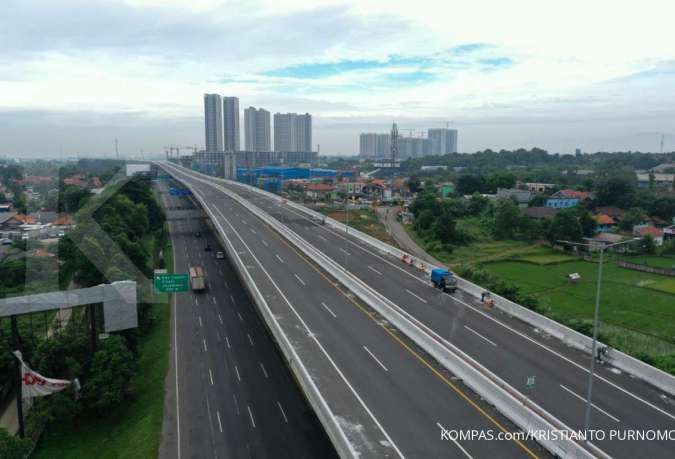 Penyekatan kendaraan keluar Jakarta berakhir Jumat malam, tol layang MBZ  dibuka lagi