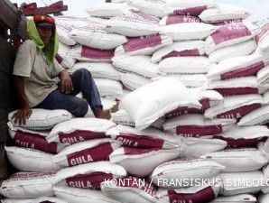 Impor bahan baku gula tahun ini turun menjadi 2,1 juta ton