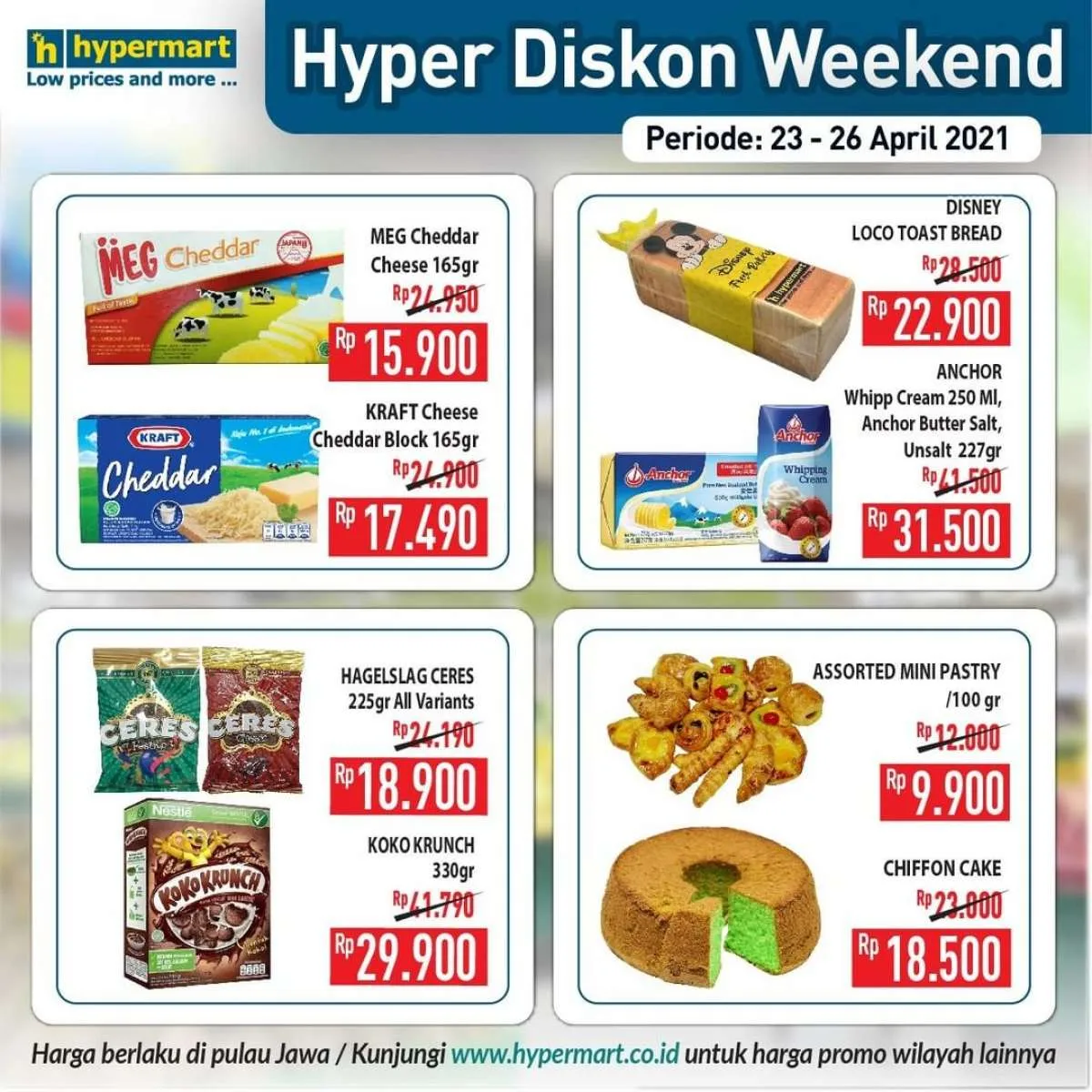 Promo Hypermart weekday 26 April 2021, ada diskonan hari kerja!