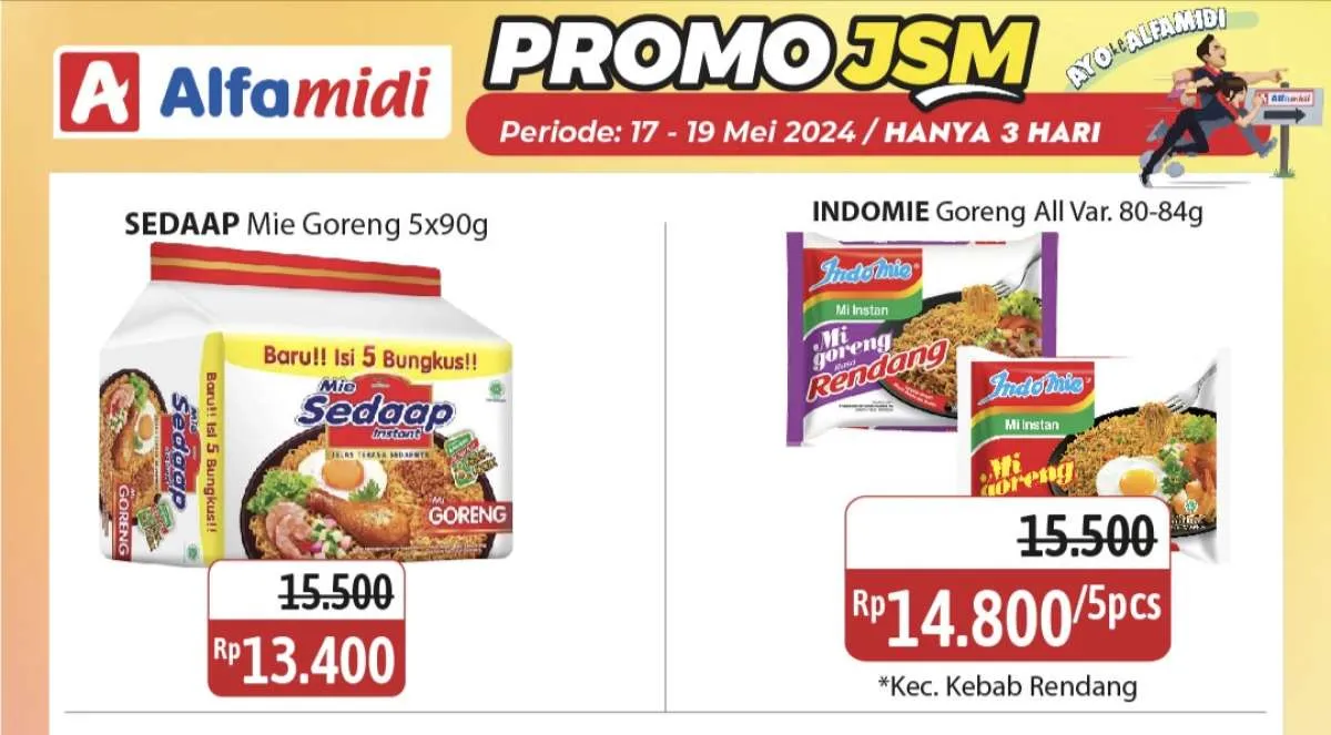 Katalog Promo JSM Alfamidi Terbaru Hanya 3 Hari Periode 17-19 Mei 2024
