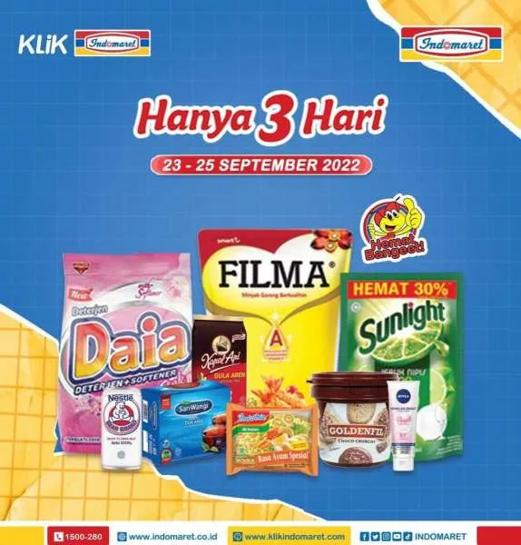 Katalog Promo Indomaret Hanya 3 Hari Periode 23-25 September 2022