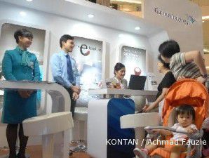 Garuda catat kenaikan realisasi pengangkutan penumpang di kuartal II 2011