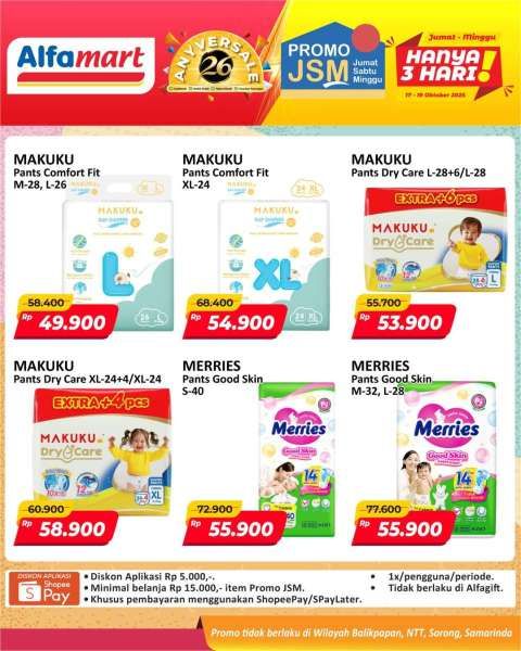 Promo JSM Alfamart 17-19 Oktober 2025