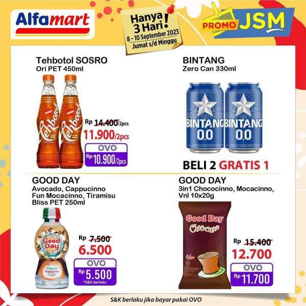 Katalog Harga Promo JSM Alfamart Terbaru 8-10 September 2023