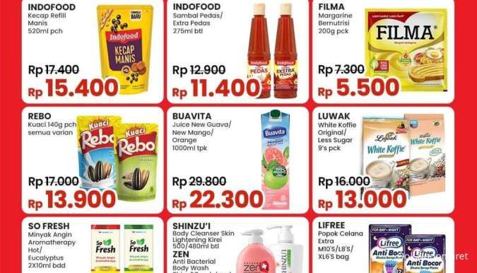 Promo Akhir Bulan Indomaret 31 Oktober-6 November 2024, Ada Tebus Murah Rp 5.000!