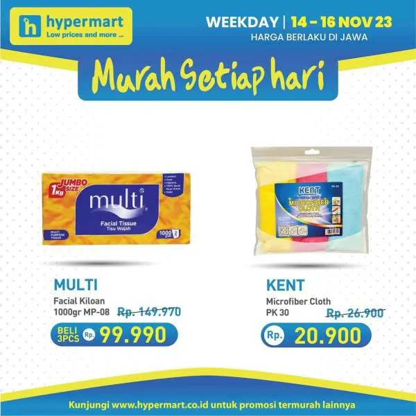 Promo Hypermart Hyper Diskon Weekday Periode 14-16 November 2023