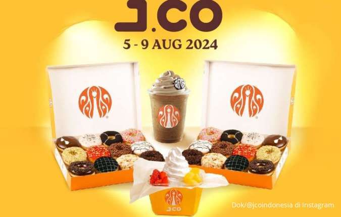 Promo J.CO Hari Ini 6 Agustus 2024, Promo I Love J.CO untuk Donut-Jcoffee dan Jcool