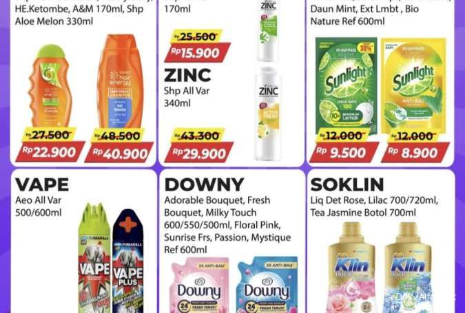 Promo Alfamart Paling Murah Sejagat 8-15 November 2025, Sunlight-Downy Paling Murah!