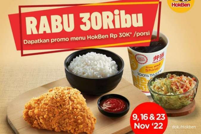 Promo Hokben Hari Ini 16 November 2022, Ada Paket Rabu 30 Ribu dan Kidzu Bento