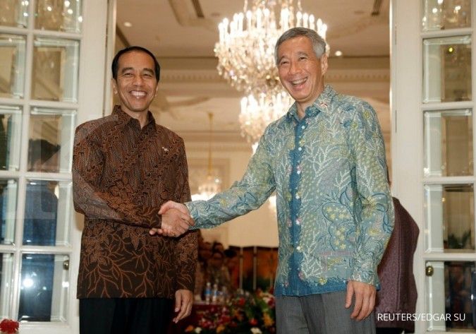 Jokowi bahas empat isu dengan PM Singapura