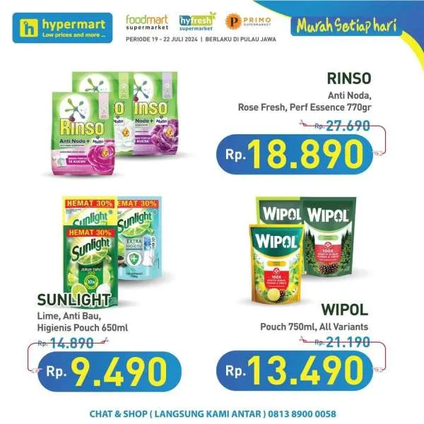 Promo JSM Hypermart Hyper Diskon Weekend Periode 19-22 Juli 2024