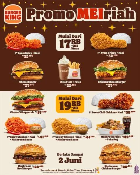 Promo Burger King MEIriah Hemat