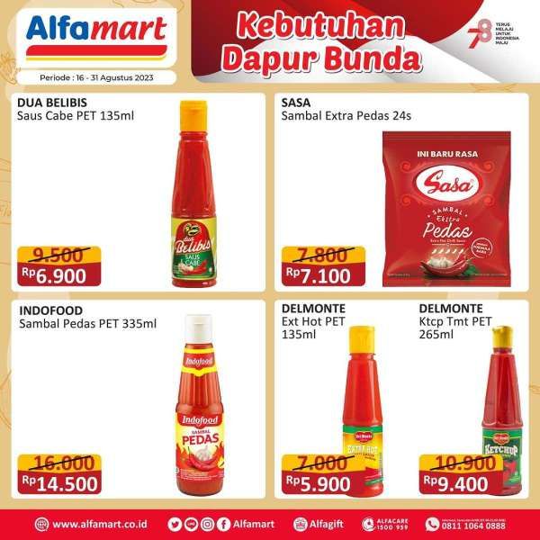 Harga Promo Alfamart Terbaru 16-31 Agustus 2023, Promo Kebutuhan Dapur