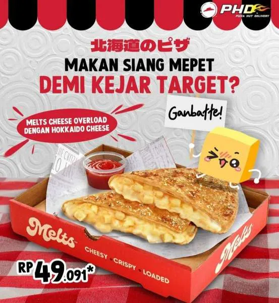 Promo PHD Akhir tahun 2023: Melts Pizza