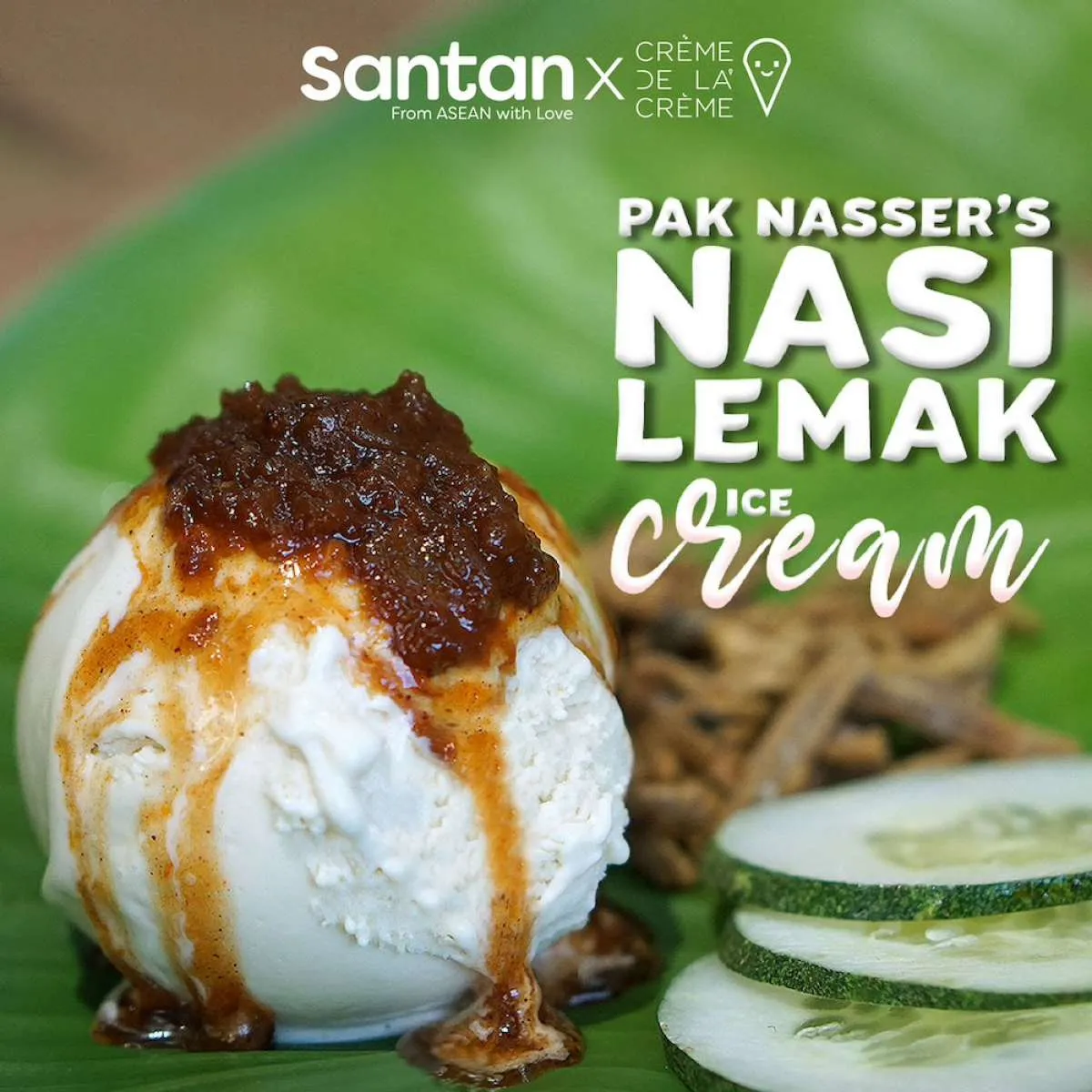 Bukan hoaks! Malaysia ciptakan es krim nasi lemak yang dimakan dengan sambal 