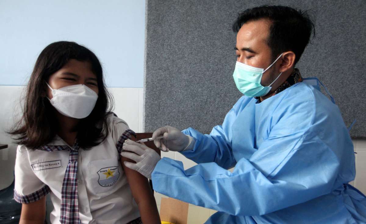 Kejar Target Vaksinasi Anak untuk Pembelajaran Tatap Muka