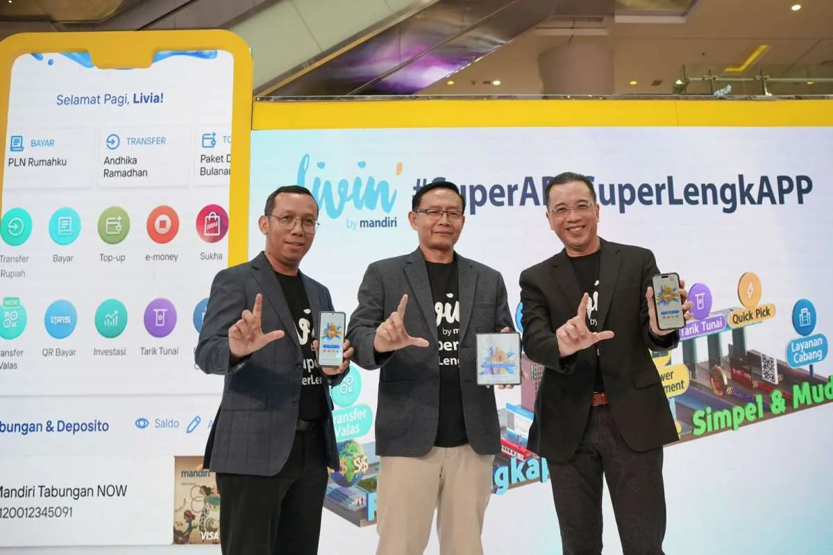 Bank Mandiri Galakkan Program #SuperAPPSuperLengkAPP di Livin’ Fest