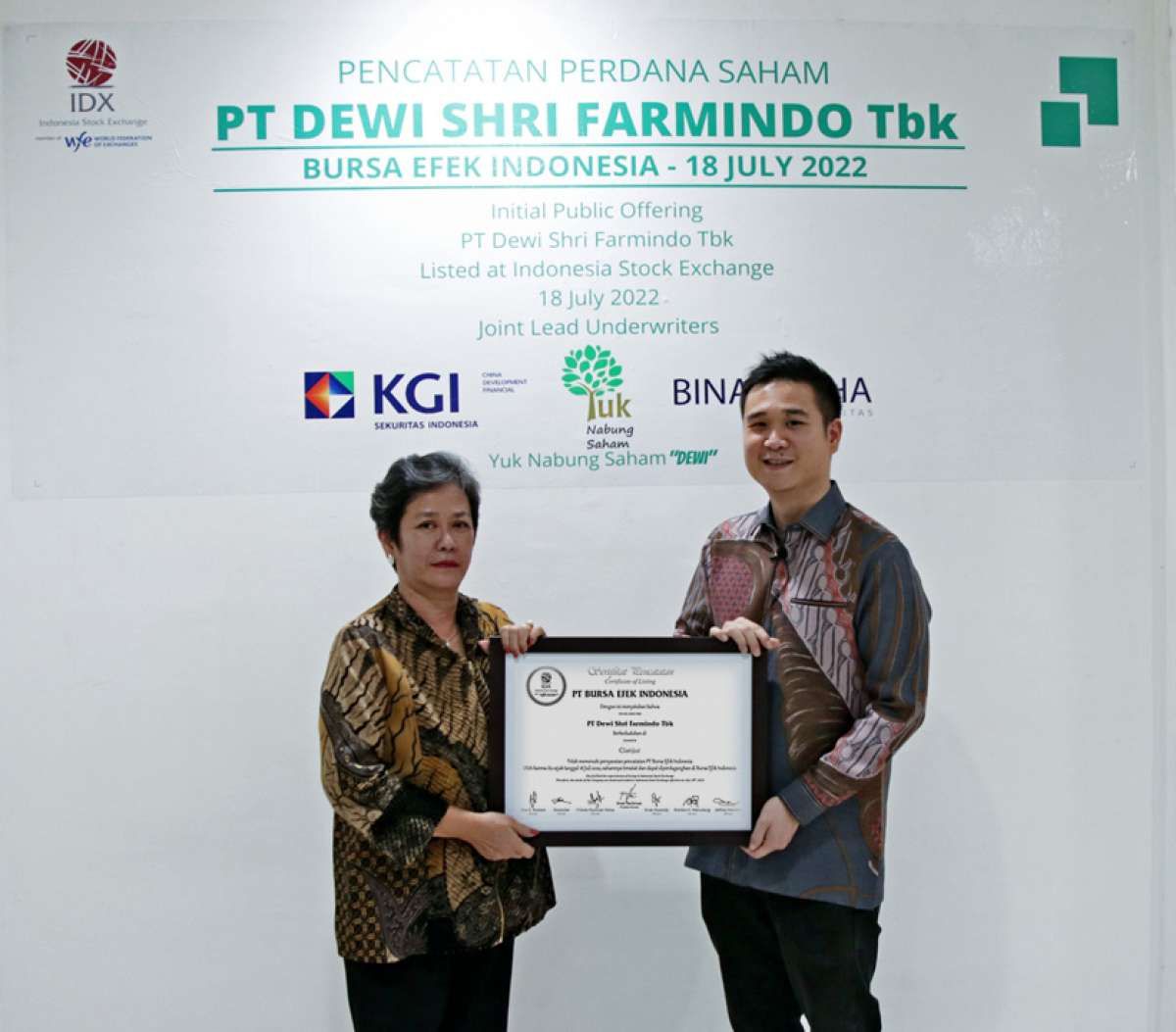 Daya Tarik dari Saham Baru di Papan Pengembangan