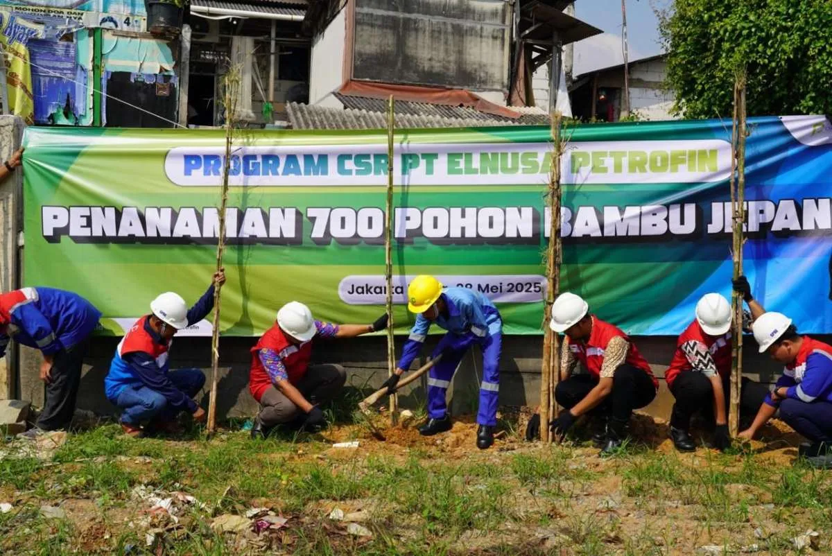 Elnusa Petrofin Hijaukan Jalur Distribusi Energi Lewat Penanaman 9.292 Pohon