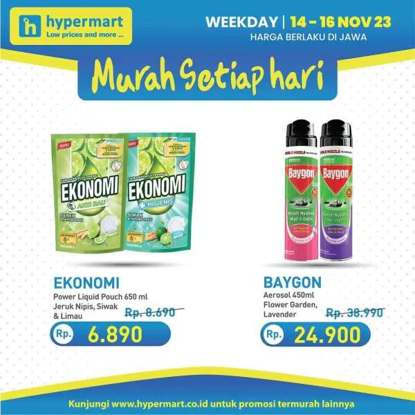 Promo Hypermart Hyper Diskon Weekday Periode 14-16 November 2023