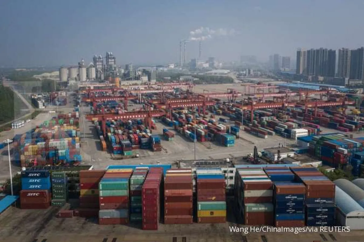 Ekspor China tumbuh 9,5% pada Agustus