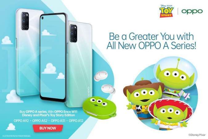 Oppo Kembali Berkolaborasi dengan Disney Luncurkan Enco W11 Disney And Pixars Toy Story Edition