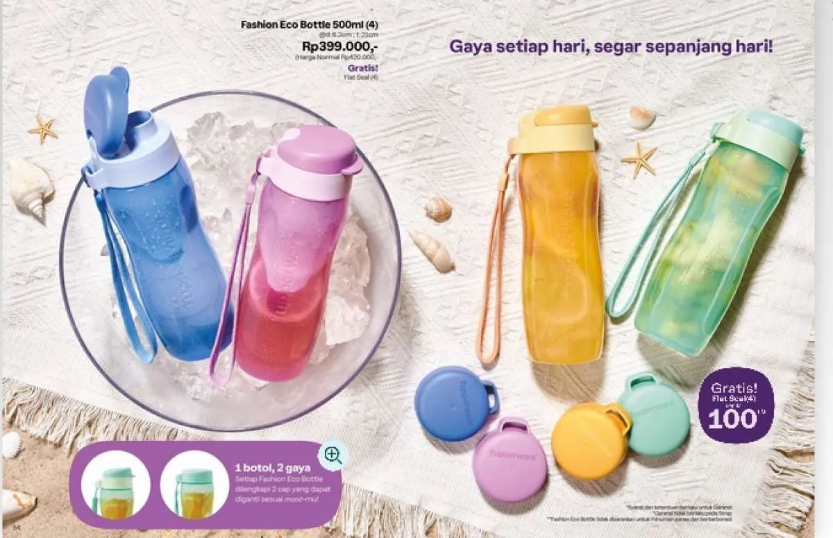 Katalog Promo Tupperware Januari 2024 Khusus Perabotan Minum, Ada Tumbler Murah